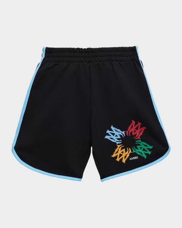 Boy's Shorts W/ Logo Scribble Graphic, Size 4-